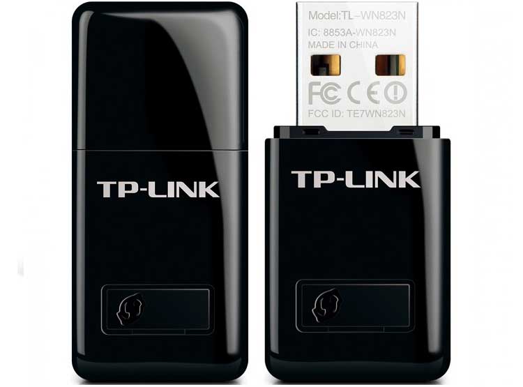 Mini Adaptador USB Inalámbrico N 300Mbps TL-WN823N