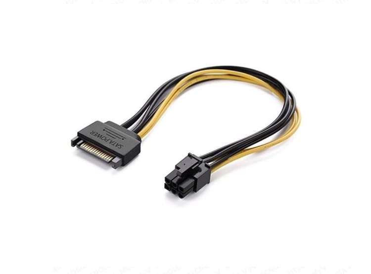 VC-CABLE DE PODER SATA A 6 PINES