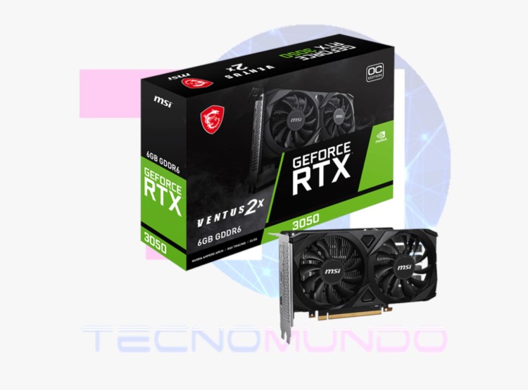 TARJETA GRAFICA ASUS RTX3050 DUAL 6GB DDR6